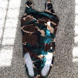 Snowflake Gymnastics Velvet Leotard